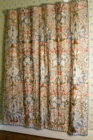 artichoke embroidery design wall hanging william morris